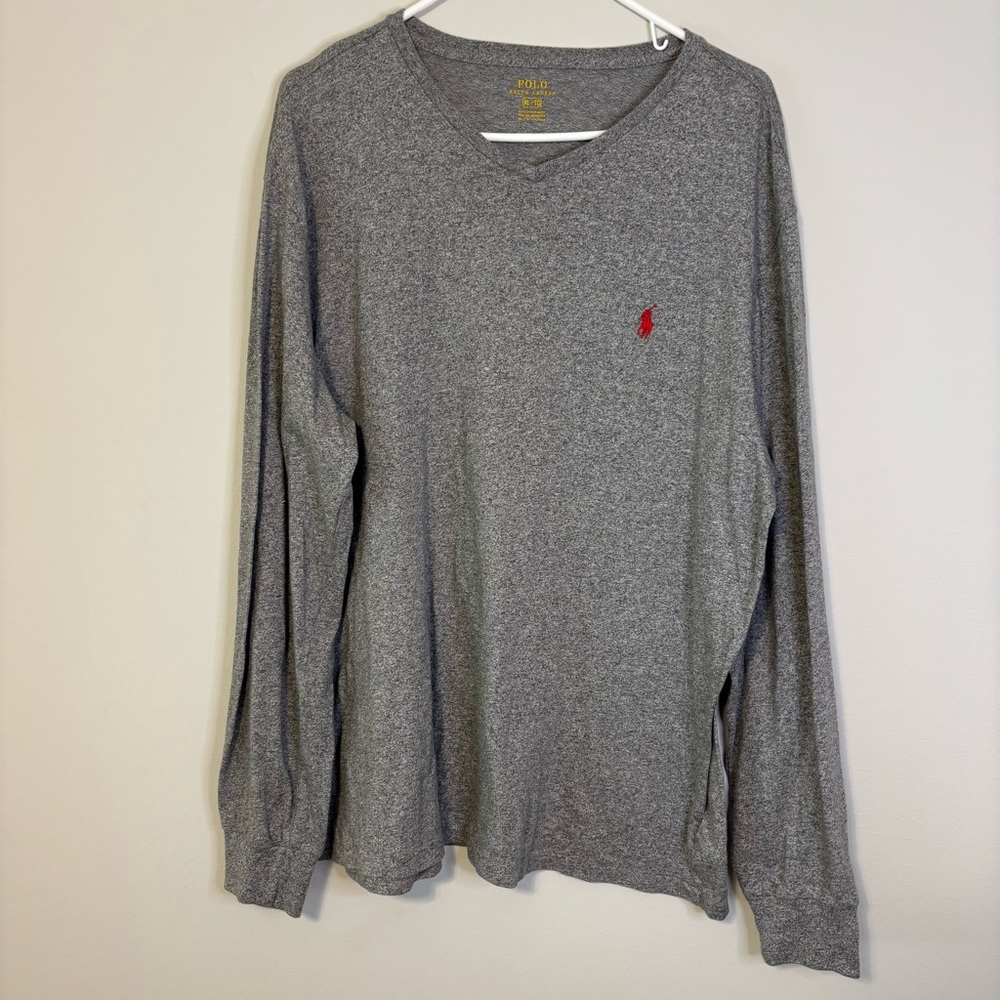 Polo Ralph Lauren Gray Long Sleeve Men's Tee